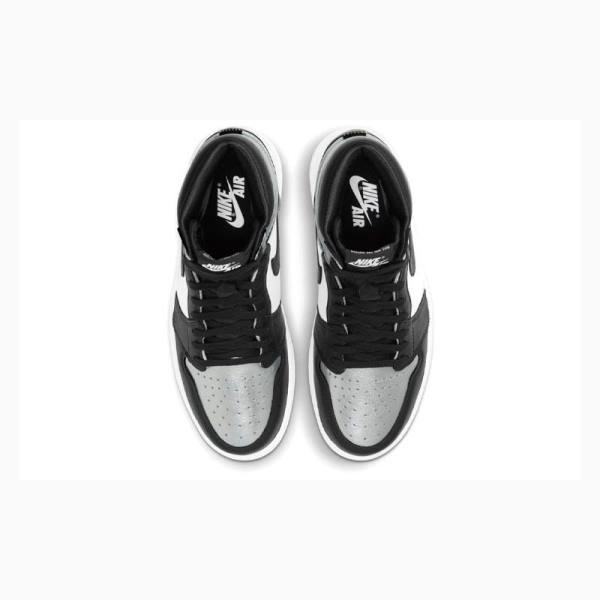 Black / Silver Nike High OG Basketball Shoes Women's Air Jordan 1 | JD-094ME