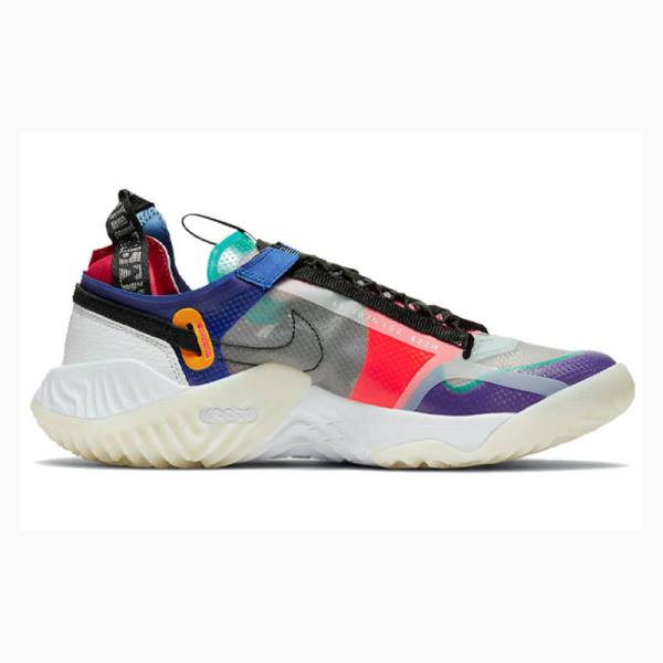 Black / White / Blue Nike Delta Breathe MultiColor Running Shoes Men's Air Jordan | JD-369HT