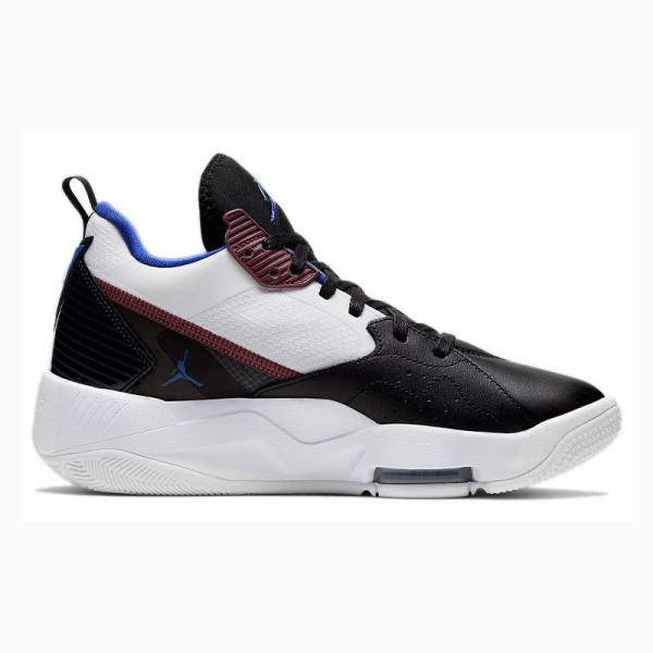 Black / White / Blue Nike Zoom 92 Basketball Shoes Women's Air Jordan | JD-652LJ