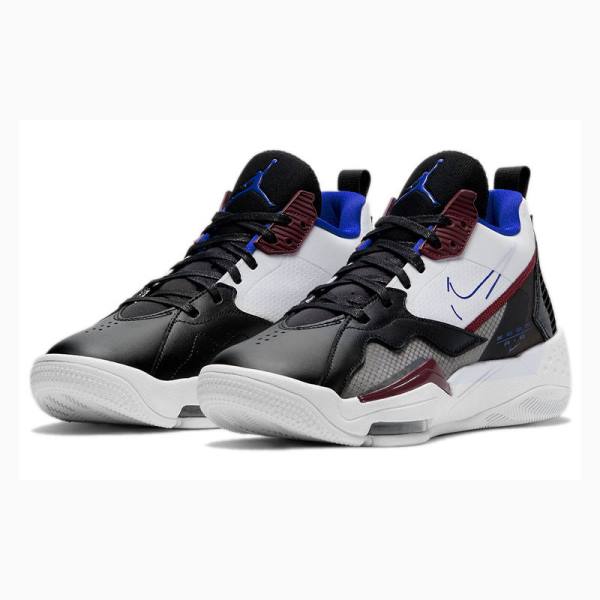 Black / White / Blue Nike Zoom 92 Basketball Shoes Women's Air Jordan | JD-652LJ