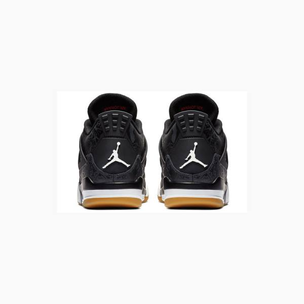 Black / White / Brown Nike Retro SE Laser Basketball Shoes Men's Air Jordan 4 | JD-687QY