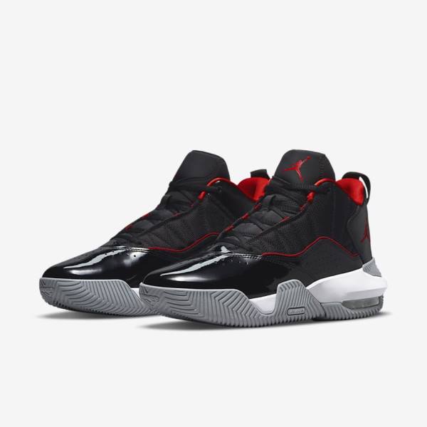 Black / White / Grey / Red Nike Stay Loyal Sneakers Men's Air Jordan | NK189NFE