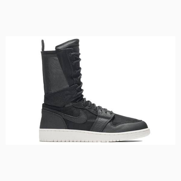 Black / White Nike Explorer Basketball Shoes Women's Air Jordan 1 | JD-548JV