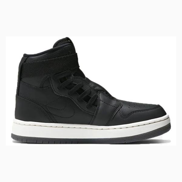 Black / White Nike NOVA XX JORDAN LEGACY Basketball Shoes Women's Air Jordan 1 | JD-625DF