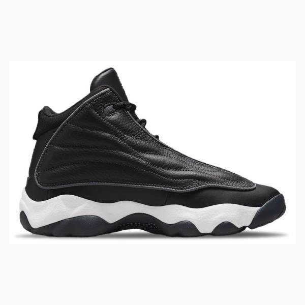 Black / White Nike Pro Strong Basketball Shoes Men's Air Jordan | JD-493TX