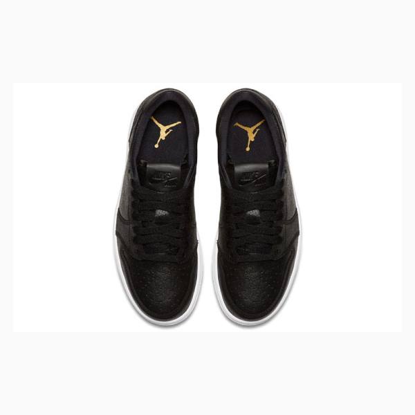 Black / White Nike Retro Basketball Shoes Women's Air Jordan 1 | JD-809RN