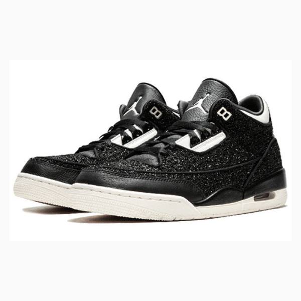 Black / White Nike SE AWOK Vogue Basketball Shoes Women's Air Jordan 3 | JD-726UM