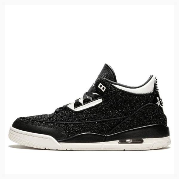 Black / White Nike SE AWOK Vogue Basketball Shoes Women\'s Air Jordan 3 | JD-726UM