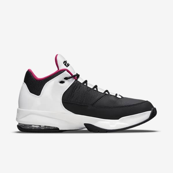 Black / White / Pink / Blue Nike Max Aura 3 Basketball Shoes Men's Air Jordan | NK618HVJ