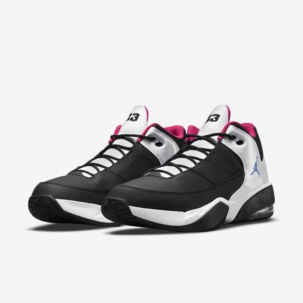 Black / White / Pink / Blue Nike Max Aura 3 Basketball Shoes Men's Air Jordan | NK618HVJ