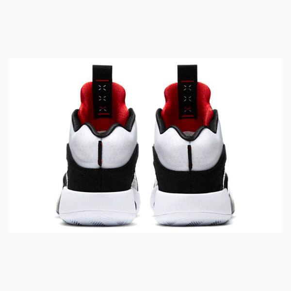 Black / White / Red Nike DNA PF DNA Basketball Shoes Men's Air Jordan 35 | JD-802BY