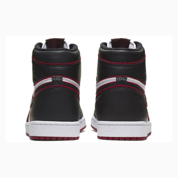 Black / White / Red Nike Retro High OG Basketball Shoes Men's Air Jordan 1 | JD-543OX