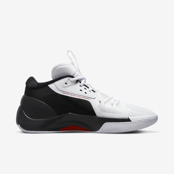 Black / White / Red Nike Zoom Separate Men's Air Jordan | NK035VQD