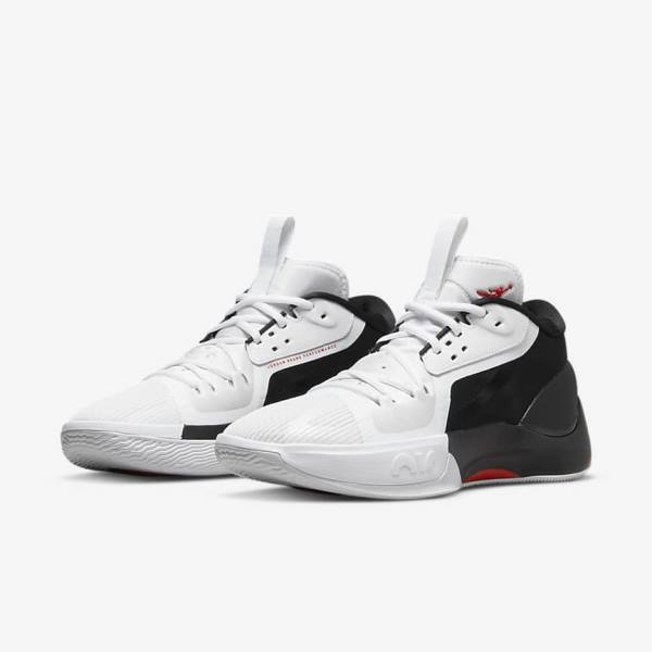 Black / White / Red Nike Zoom Separate Men's Air Jordan | NK035VQD