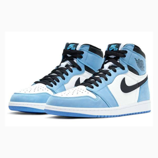 Blue / Black Nike Retro High OG Basketball Shoes Men's Air Jordan 1 | JD-260YD