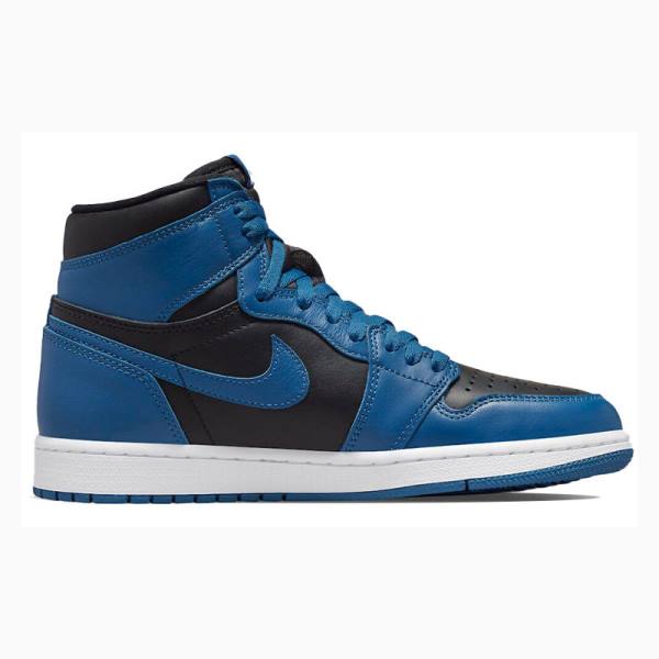 Blue / Black Nike Retro High OG Dark Marina Basketball Shoes Men's Air Jordan 1 | JD-075CE