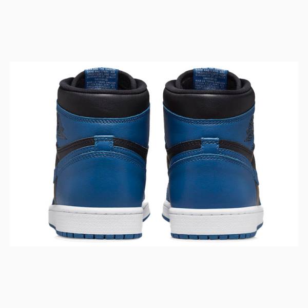 Blue / Black Nike Retro High OG Dark Marina Basketball Shoes Men's Air Jordan 1 | JD-075CE