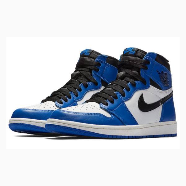 Blue / Black Nike Retro High OG Game Royal Basketball Shoes Men's Air Jordan 1 | JD-947TH