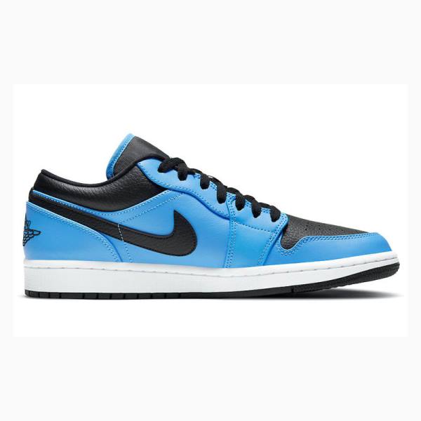 Blue / Black Nike Retro Low University Sneakers Men's Air Jordan 1 | JD-702TS