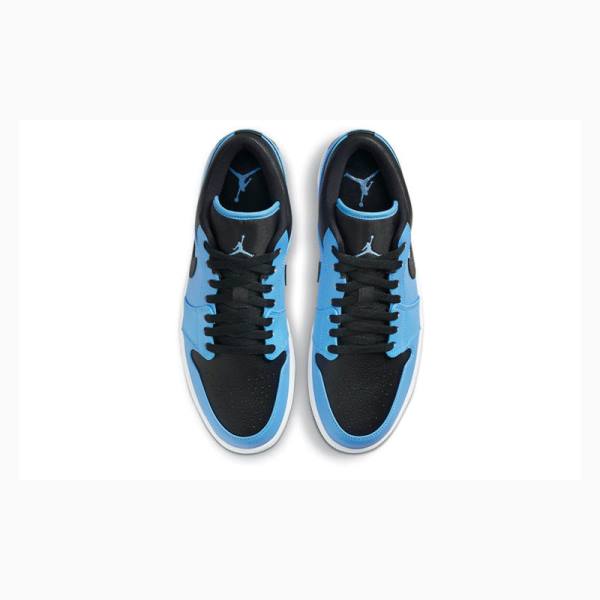 Blue / Black Nike Retro Low University Sneakers Men's Air Jordan 1 | JD-702TS