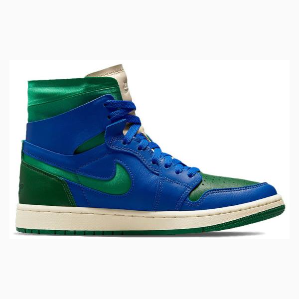 Blue / Green Nike High Zoom CMFT Aleali May Basketball Shoes Women's Air Jordan 1 | JD-078OY