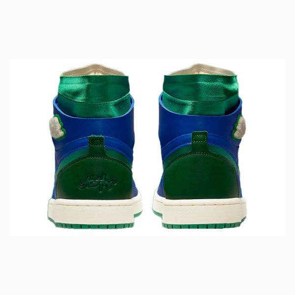 Blue / Green Nike High Zoom CMFT Aleali May Basketball Shoes Women's Air Jordan 1 | JD-078OY