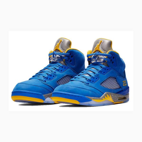 Blue Nike JSP Laney Basketball Shoes Men's Air Jordan 5 | JD-703KF