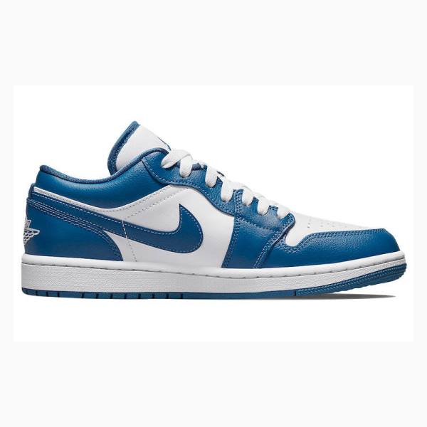 Blue Nike Low Marina Blue Sneakers Women's Air Jordan 1 | JD-951WF