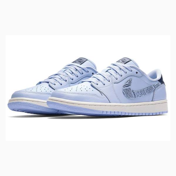 Blue Nike Low 'Royal Tint' Sneakers Women's Air Jordan 1 | JD-348MH