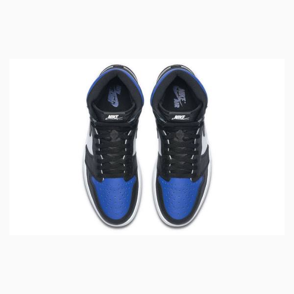 Blue Nike Retro High OG Royal Toe Basketball Shoes Men's Air Jordan 1 | JD-984ZW