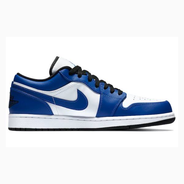 Blue Nike Retro Low Game Royal Sneakers Men's Air Jordan 1 | JD-645XW