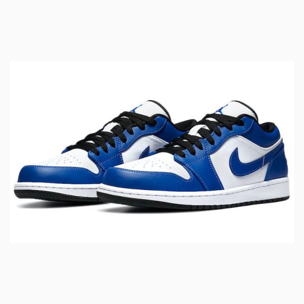 Blue Nike Retro Low Game Royal Sneakers Men's Air Jordan 1 | JD-645XW