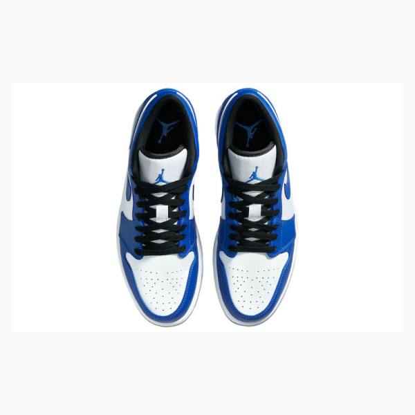 Blue Nike Retro Low Game Royal Sneakers Men's Air Jordan 1 | JD-645XW