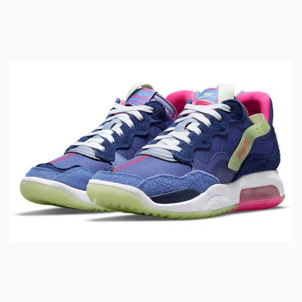 Blue / Purple / Green Nike MA2 Running Shoes Men's Air Jordan | JD-785PR