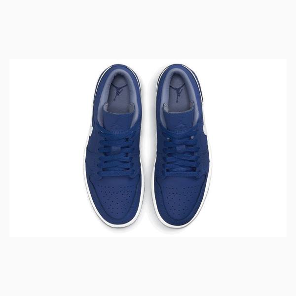 Blue / White Nike Low Deep Royal Sneakers Women's Air Jordan 1 | JD-716JS