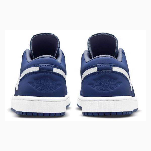 Blue / White Nike Low Deep Royal Sneakers Women's Air Jordan 1 | JD-716JS