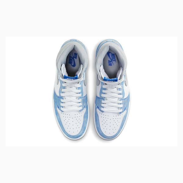 Blue / White Nike Retro High OG Hyper Royal Basketball Shoes Men's Air Jordan 1 | JD-675VT