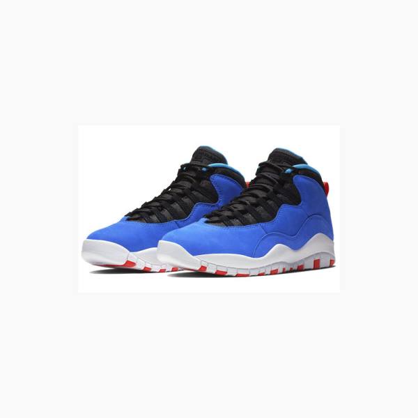 Blue / White Nike Retro Tinker Basketball Shoes Men's Air Jordan 10 | JD-576TM