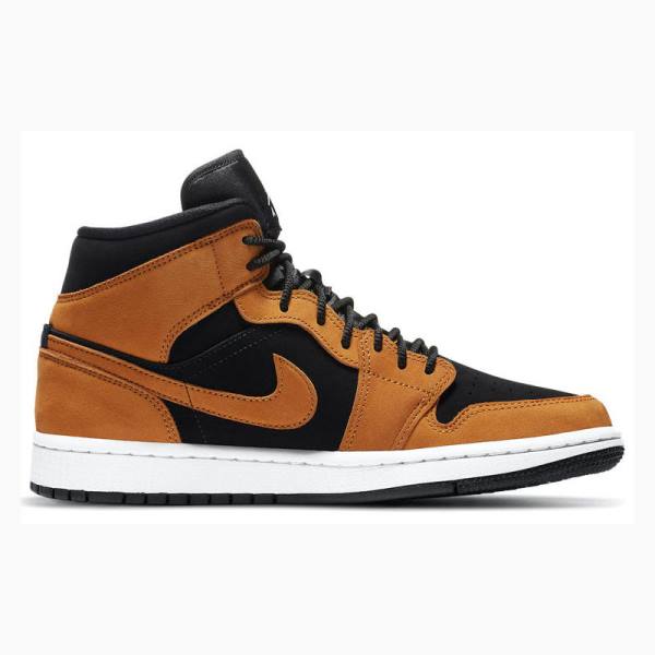 Brown Nike Mid SE Desert Ochre Basketball Shoes Women's Air Jordan 1 | JD-931GR