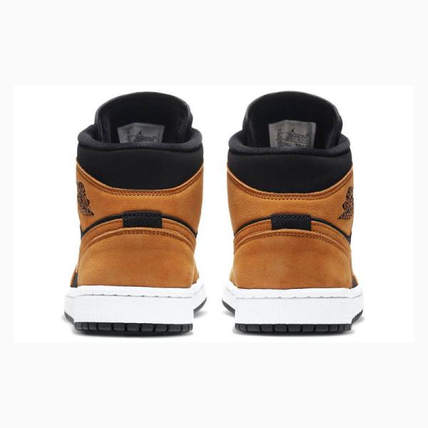 Brown Nike Mid SE Desert Ochre Basketball Shoes Women's Air Jordan 1 | JD-931GR