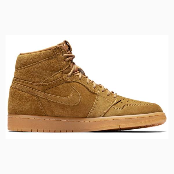 Brown Nike Retro High OG Basketball Shoes Men's Air Jordan 1 | JD-648UA