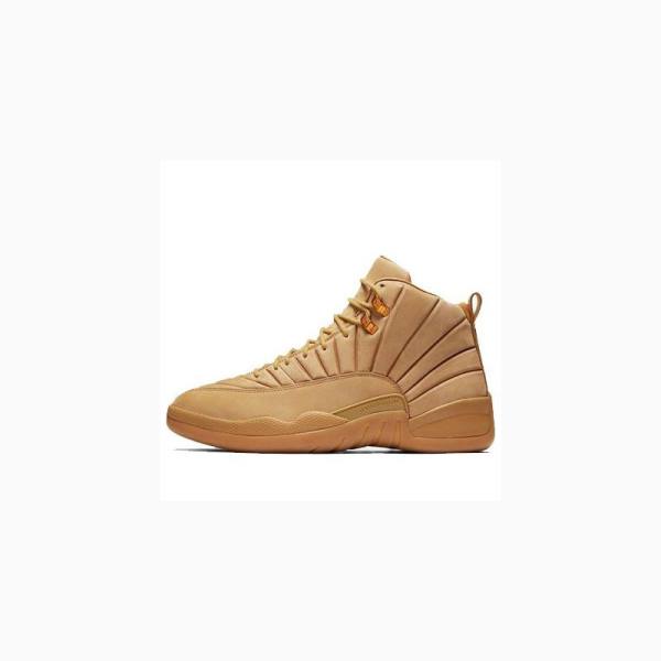 Brown Nike Retro PSNY Wheat Basketball Shoes Women\'s Air Jordan 12 | JD-584XA