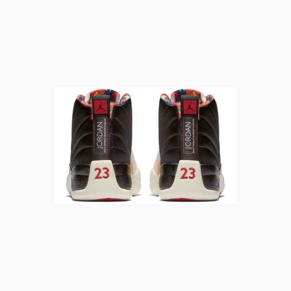 Brown / White Nike Retro CNY Chinese New Year 2019 Basketball Shoes Men's Air Jordan 12 | JD-784UO