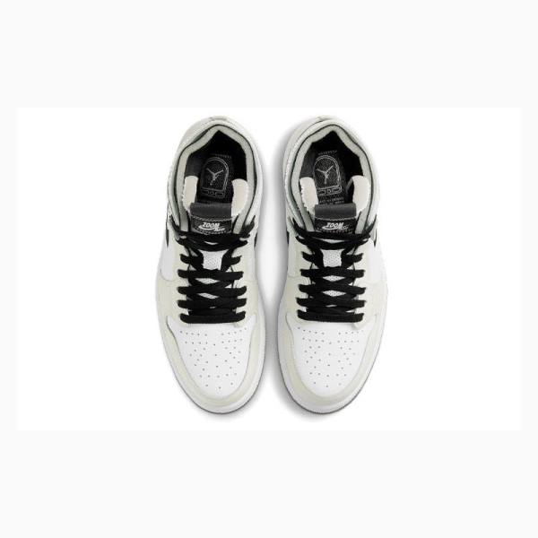 Cream / Black Nike Zoom CMFT Sail Basketball Shoes Women's Air Jordan 1 | JD-920RU