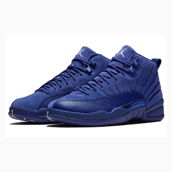 Dark Blue Nike Retro Basketball Shoes Men's Air Jordan 12 | JD-301IN