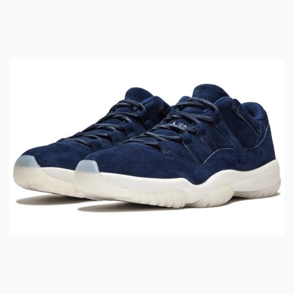 Dark Blue Nike Retro Low Re2pect Sneakers Men's Air Jordan 11 | JD-869AI