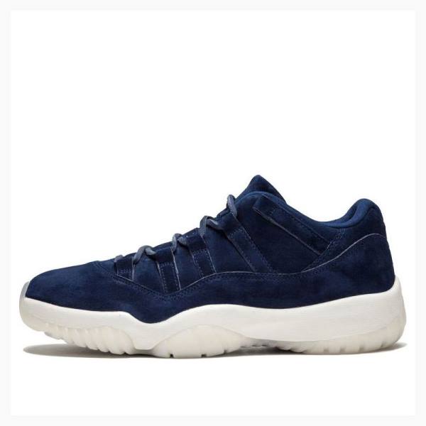 Dark Blue Nike Retro Low Re2pect Sneakers Men\'s Air Jordan 11 | JD-869AI