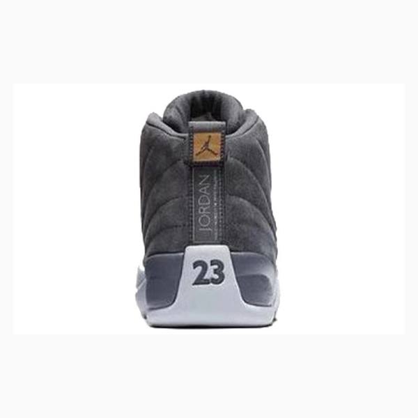 Dark Grey Nike Retro Basketball Shoes Men's Air Jordan 12 | JD-843YP