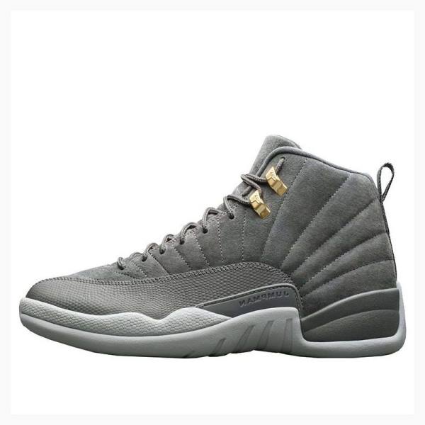 Dark Grey Nike Retro Basketball Shoes Men\'s Air Jordan 12 | JD-843YP