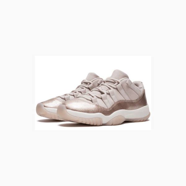 Gold / Rose Nike Retro Low Sneakers Women's Air Jordan 11 | JD-362KT